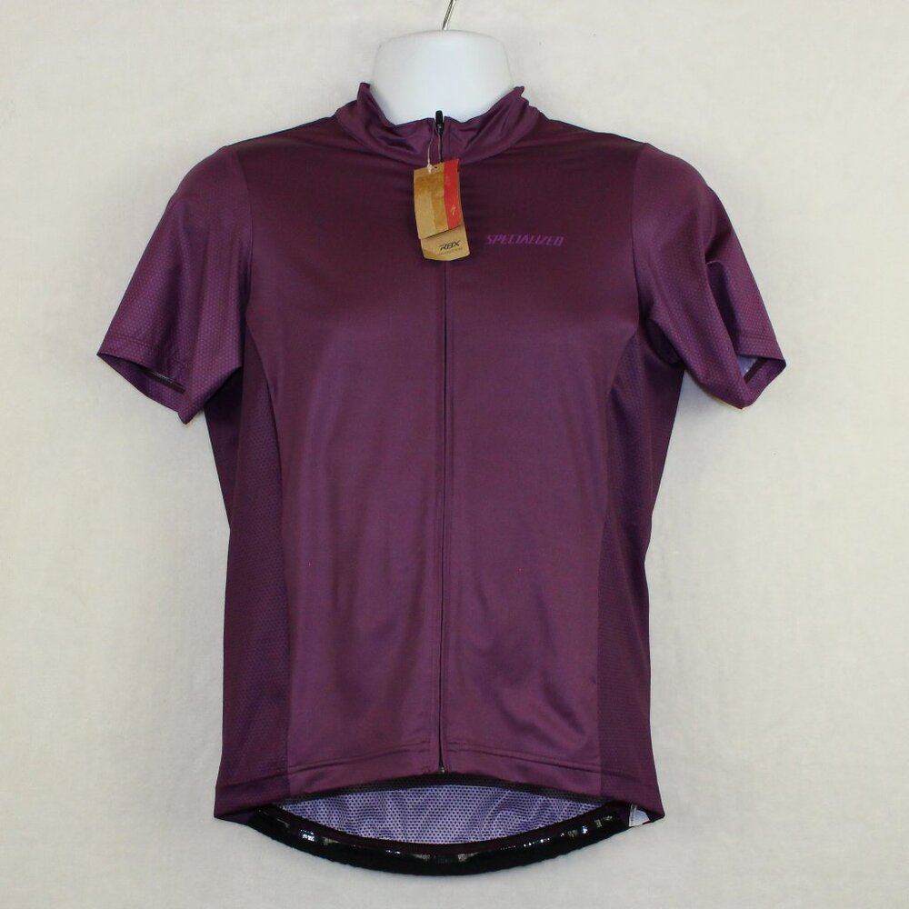 Specialized RBX Purple Short Sleeve Bike Cycling Jersey (Women Large)